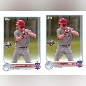 Jordan Viars ⚾ MLB Baseball Trading Cards Lot 🔥 Philadelphia Phillies